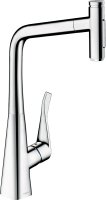 Смеситель Hansgrohe Metris Select M71 73820000 для кухонной мойки, хром Смеситель Hansgrohe Metris Select M71 73820000 для кухонной мойки, хром