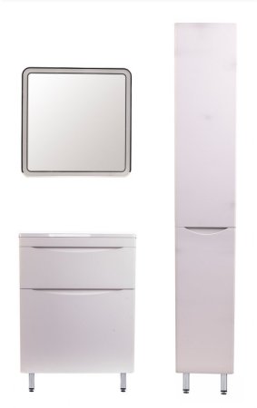 Тумба под раковину Style Line Бергамо 70 СС-00002310 Белая антискрейтч 