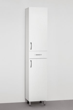 Шкаф пенал Style Line Эко Фьюжн 36 Белый глянец 