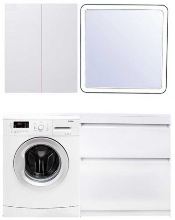 Тумба под раковину Style Line Даллас 150 СС-00002303 Белый глянец 