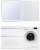 Тумба под раковину Style Line Даллас 150 СС-00002303 Белый глянец 