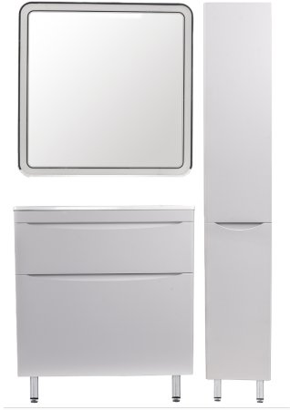 Тумба под раковину Style Line Бергамо 80 СС-00002314 Белая антискрейч 