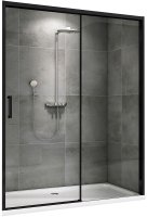 Душевая дверь Abber Komfort 150 AG93150B профиль Черный стекло прозрачное