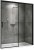 Душевая дверь Abber Komfort 150 AG93150B профиль Черный стекло прозрачное 