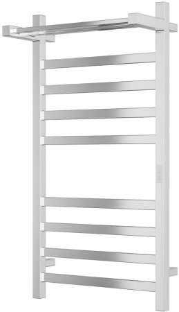 Полотенцесушитель электрический с полочкой (лесенка) Bauedge Hotel Shelf DB-0002, 50x100 см 