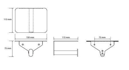 Держатели туалетной бумаги Bemeta Organic 157112151 с полкой 