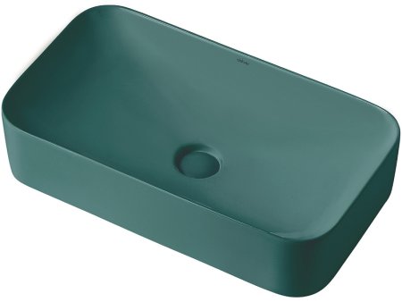 Раковина-чаша Abber Rechteck 60 AC2204MDG Зеленая матовая 
