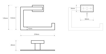 Полотенцедержатель Bemeta Plaza 118104062 