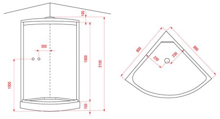 Душевая кабина Arcus AS-112 