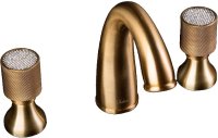 Смеситель для раковины Boheme Royal Cristal 317-Royal Бронза