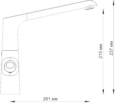 Смеситель для кухонной мойки Zorg Sanitary ZR 600 K 