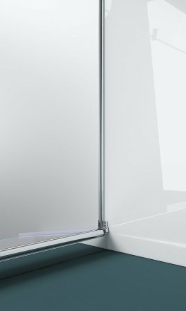 Душевая дверь BelBagno Etna 160 ETNA-B-2-160-C-Cr профиль Хром стекло прозрачное 