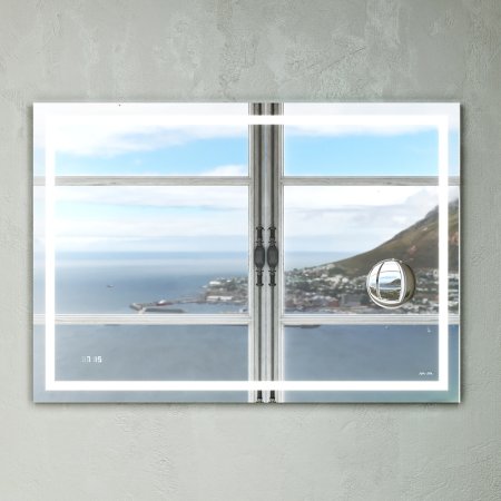 Зеркало AM.PM Gem 100 M91AMOX1003WG с подсветкой с механическим выключателем 