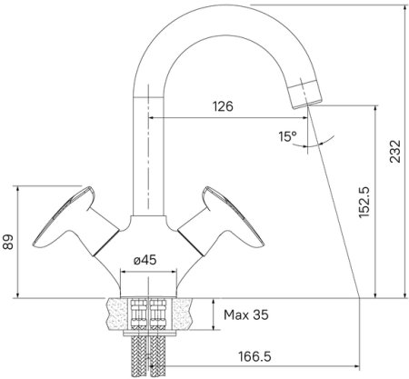 Смеситель для раковины IDDIS Copter (COPSB00i01) 