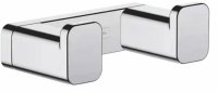 Крючок для ванной комнаты двойной Rose RG1821, хром