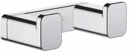 Крючок для ванной комнаты двойной Rose RG1821, хром 