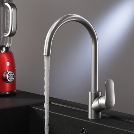 Смеситель для кухни AM.PM Like F8007711 Сатин 