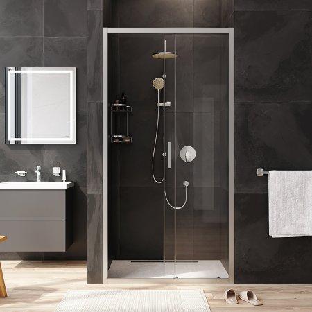 Душевая дверь AM.PM Gem Solo 100 W90G-100-1-195MT профиль Хром матовый стекло прозрачное 