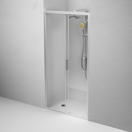 Душевая дверь AM.PM Gem Solo 100 W90G-100-1-195MT профиль Хром матовый стекло прозрачное 