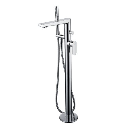 Смеситель WasserKRAFT Dinkel 5821 напольный, для ванны с душем 