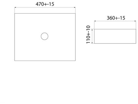 Раковина-чаша Iddis Slide 47 SLIWM02i27 Белая матовая 