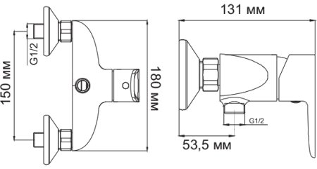 Смеситель WasserKRAFT Ammer 3702 для душа 