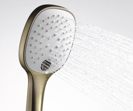 Душевая лейка WasserKRAFT A050 светлая бронза 