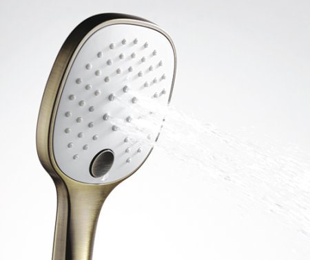 Душевая лейка WasserKRAFT A050 светлая бронза 