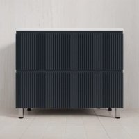Тумба Style Line Марокко 100 напольная, с раковиной  СОУЛ 1000*480 антрацит, графит