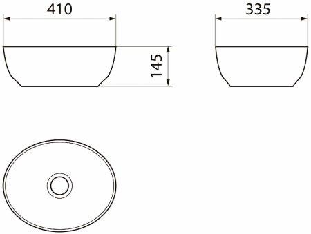 Раковина-чаша Point Сатурн 41 PN43902 Белая 