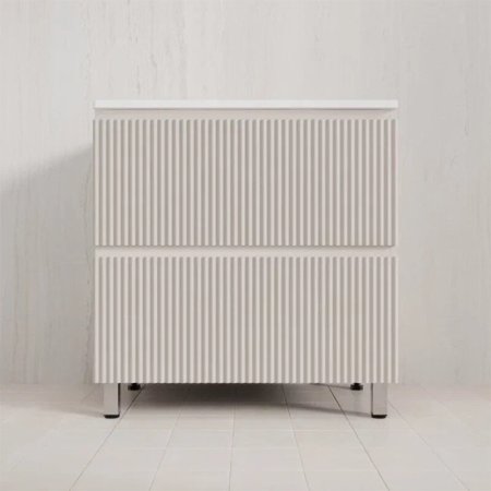 Тумба Style Line Марокко 80 напольная, с раковиной  LINE 800*480 антрацит, крем 
