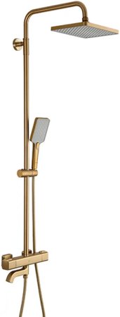 Душевая система Gappo G91 G2491-3 с термостатом Золото 