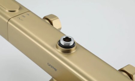 Душевая система Gappo G91 G2491-3 с термостатом Золото 