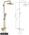 Душевая система Gappo G91 G2491-3 с термостатом Золото 