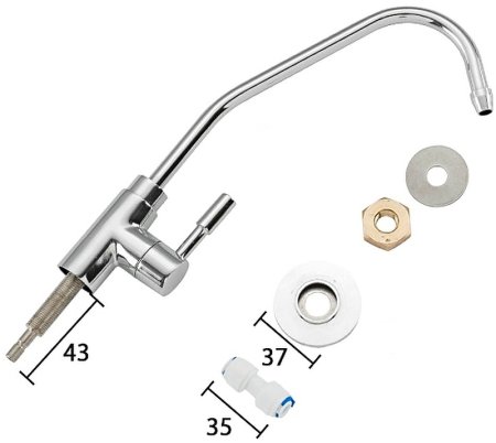 Кран для одного типа воды Frap H52 F1052-10 Хром 