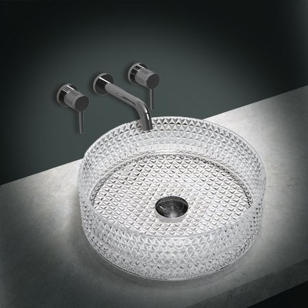 Раковина-чаша Vincea 40 VBS-5GL01 прозрачная 