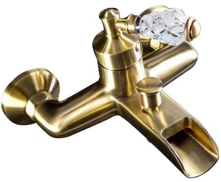 Смеситель для ванны Boheme Vogue Crystal 203-CRST Бронза 