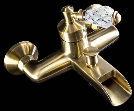 Смеситель для ванны Boheme Vogue Crystal 203-CRST Бронза 