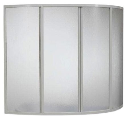 Шторка на ванну Bas Вектра 4 ств., пластик 