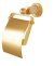 Держатель туалетной бумаги Boheme Murano 10901-W-G с крышкой Золото 