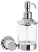 Дозатор для жидкого мыла Boheme Royal Cristal 10932-CR Хром