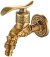 Кран для одного типа воды Bronze de Luxe 21974/2 Бронза с насадкой для шланга 