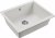 Мойка кухонная Paulmark Gera PM205546-WH белый 