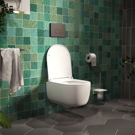 Инсталляция Berges Novum D5 040235 для унитаза с Черной клавишей смыва 