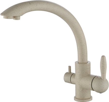 Смеситель для кухонной мойки Paulmark Essen Es213001-328 , бежевый 