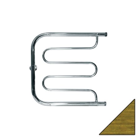 Полотенцесушитель водяной Ника Econ ПМ-1 50/60 с полкой бронза 