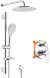 Душевая система Swedbe Platta 5536 Хром 