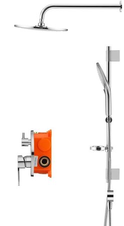 Душевая система Swedbe Platta 5536 Хром 