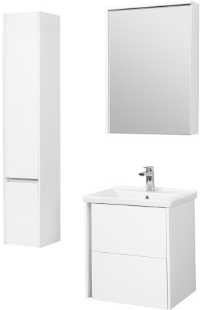 Шкаф пенал Aquaton Стоун 30 L1A228403SX01L подвесной Белый 