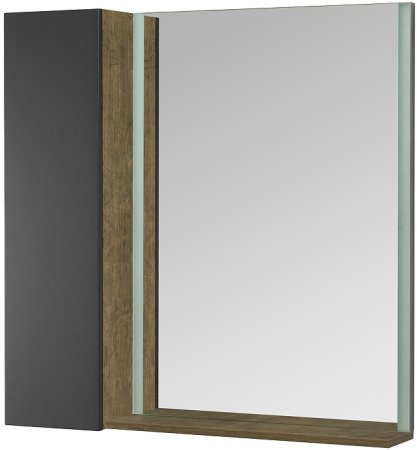 Подвесной шкаф Aquaton Терра 24 1A247403TEKA0 Дуб кантри Антрацит 